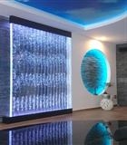 MURO D'ACQUA CON BOLLE VERTICALI PROGRAMMABILI SINCRONIZZATE