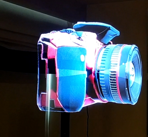4K WiFi Proiettore Ologramma 3D, proiettore olografico Portatile